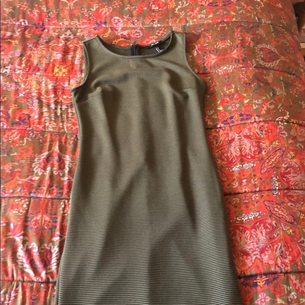 Army Green Fitting cocktail dress